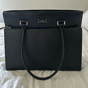 Kate Spade black tote (like new)